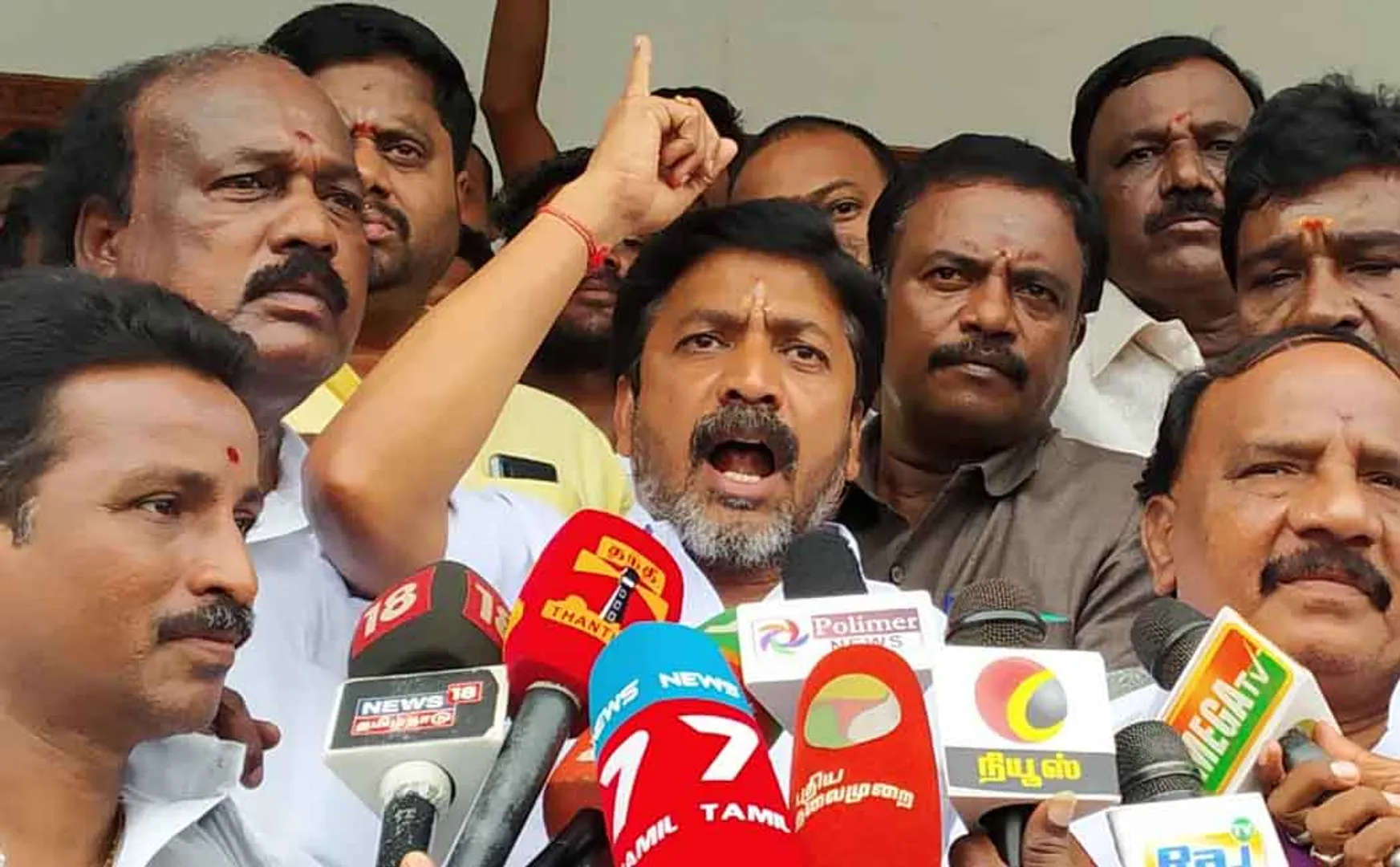 CV Sanmugam press meet 